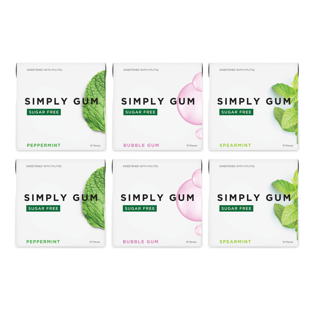 5 GUM Sweet Mint Sugar Free Chewing Gum, 15 pieces (10 pack)