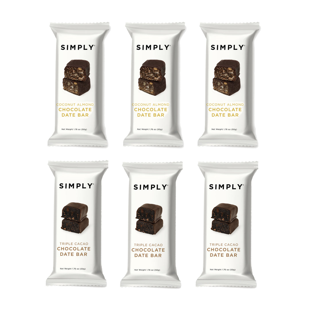 BUNDLE- CHOCOLATE DATE BARS – Simply Gum