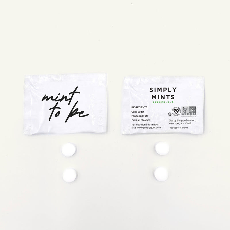 SIMPLY MINTS POUCHES- "MINT TO BE"