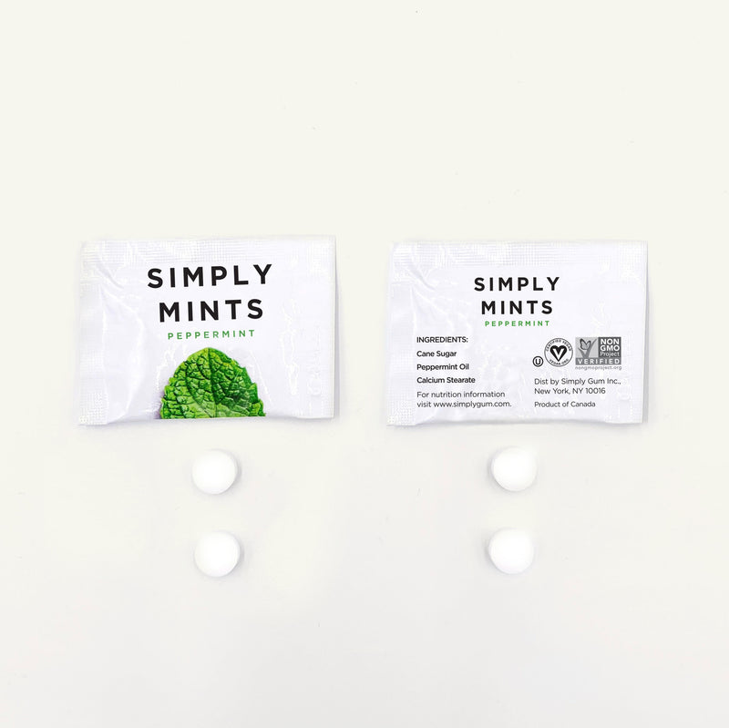 SIMPLY MINTS POUCHES- PEPPERMINT