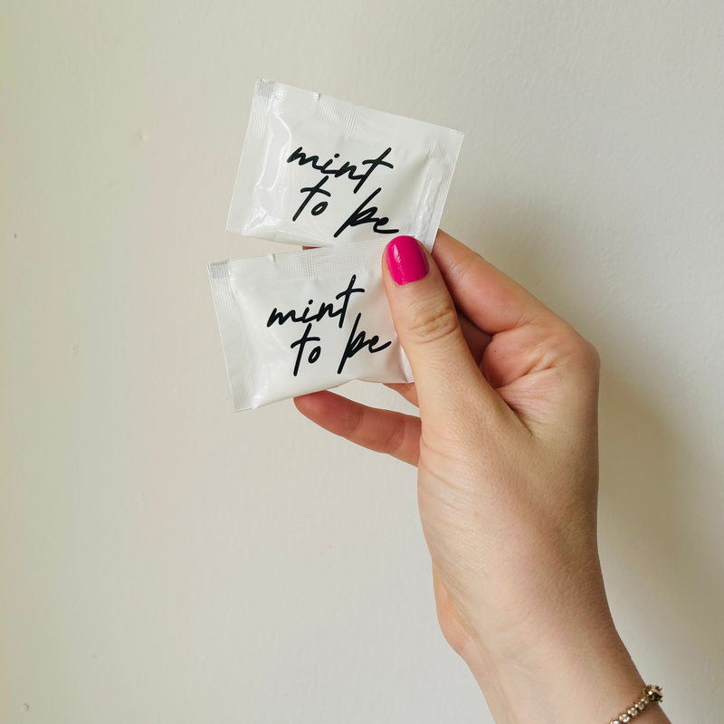 SIMPLY MINTS POUCHES- "MINT TO BE"